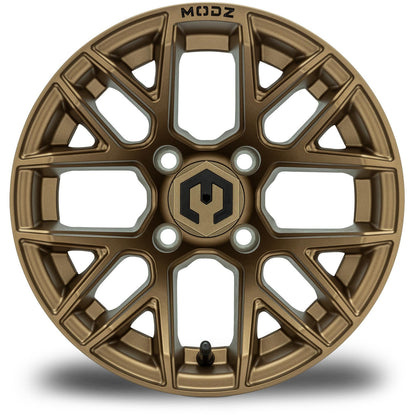 MODZ® Matrix Matte Bronze 12" Golf Cart Wheel
