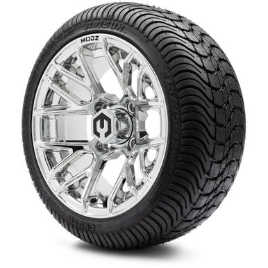 MODZ® 12" Matrix Chrome Wheels & Street Tires Combo