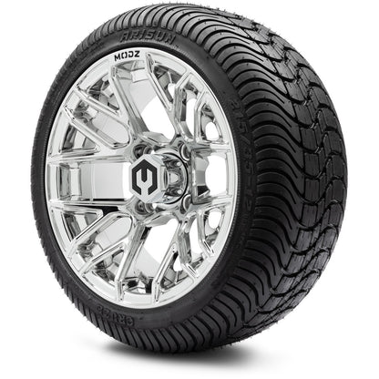 MODZ® 12" Matrix Chrome Wheels & Street Tires Combo