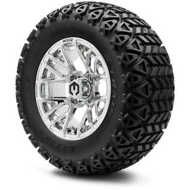MODZ® 12" Matrix Chrome Wheels & Off-Road Tires Combo