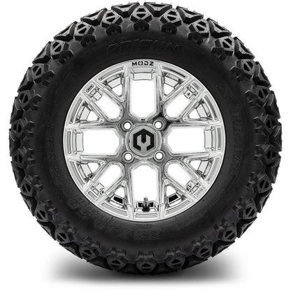 MODZ® 12" Matrix Chrome Wheels & Off-Road Tires Combo