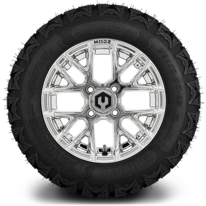 MODZ® 12" Matrix Chrome Wheels & Off-Road Tires Combo