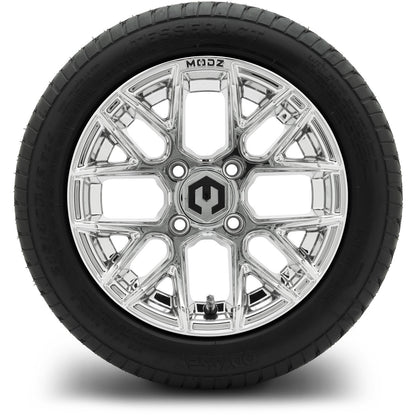 MODZ® 12" Matrix Chrome Wheels & Street Tires Combo
