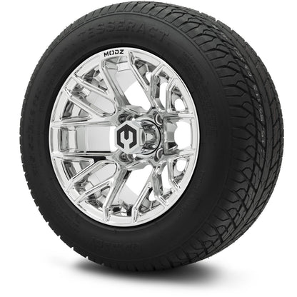 MODZ® 12" Matrix Chrome Wheels & Street Tires Combo