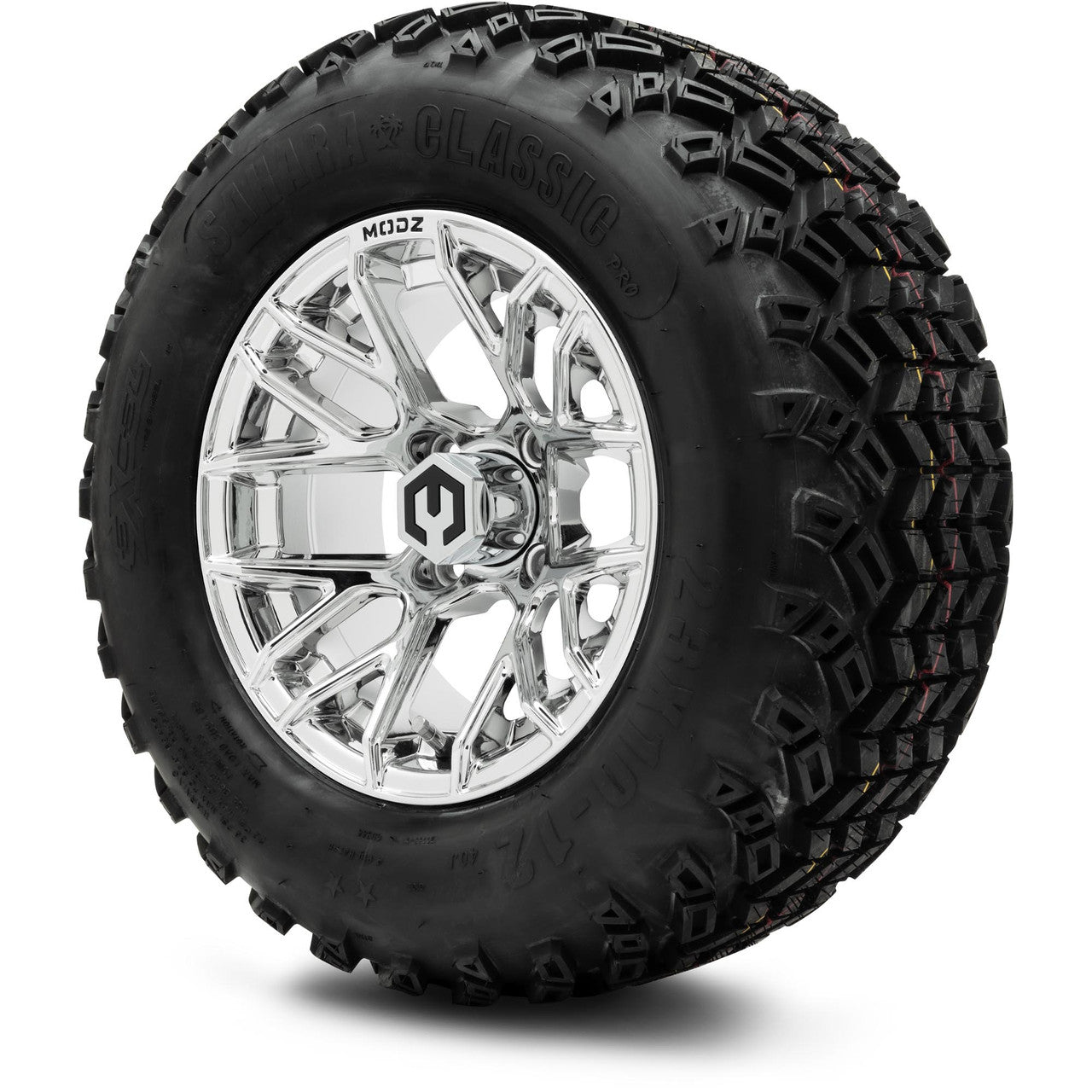 MODZ® 12" Matrix Chrome Wheels & Off-Road Tires Combo