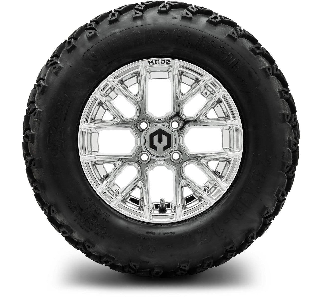 MODZ® 12" Matrix Chrome Wheels & Off-Road Tires Combo