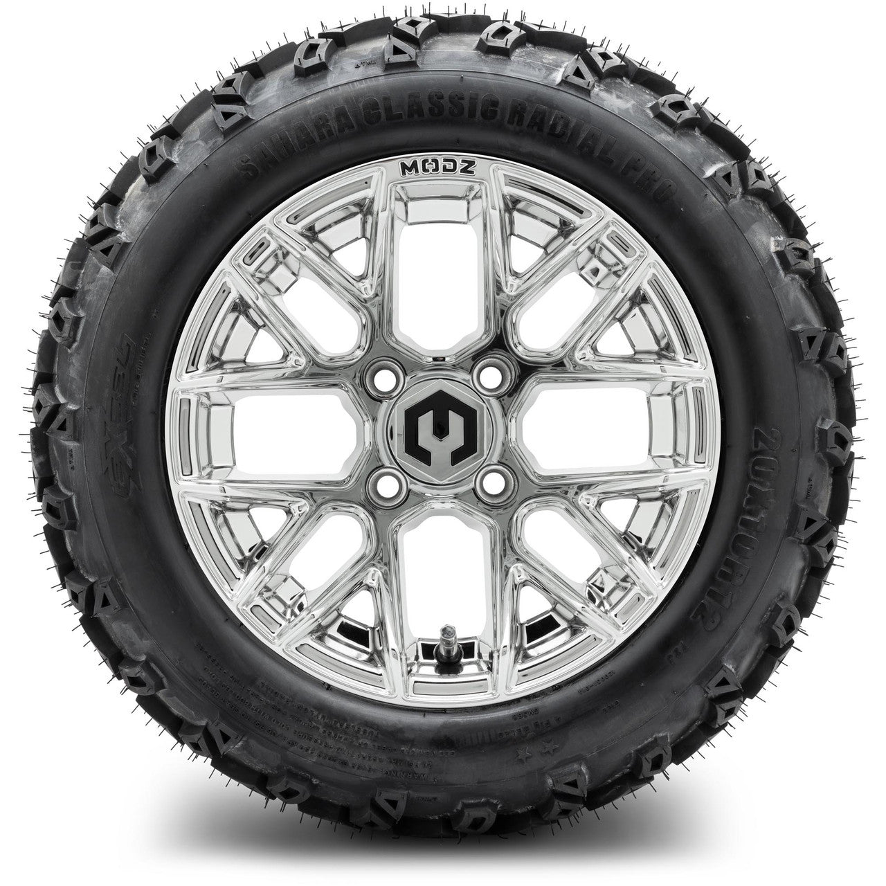 MODZ® 12" Matrix Chrome Wheels & Off-Road Tires Combo