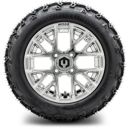 MODZ® 12" Matrix Chrome Wheels & Off-Road Tires Combo