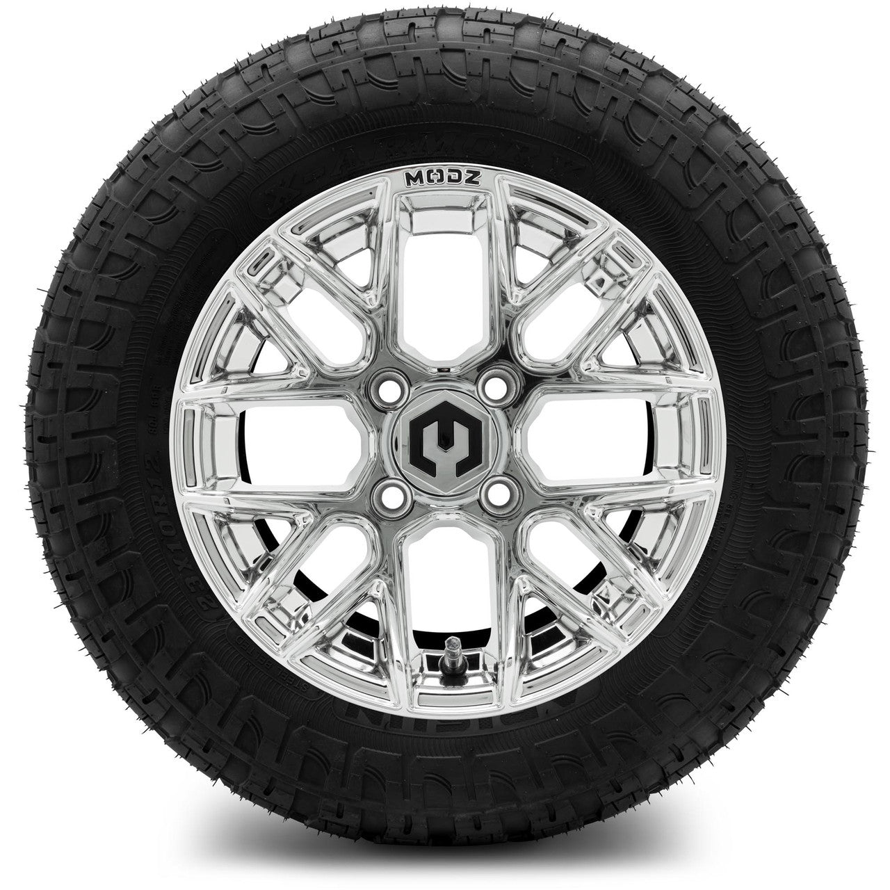 MODZ® 12" Matrix Chrome Wheels & Off-Road Tires Combo