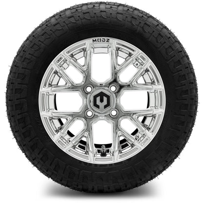 MODZ® 12" Matrix Chrome Wheels & Off-Road Tires Combo