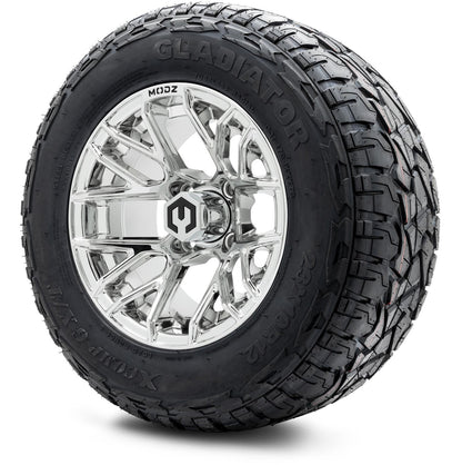 MODZ® 12" Matrix Chrome Wheels & Off-Road Tires Combo