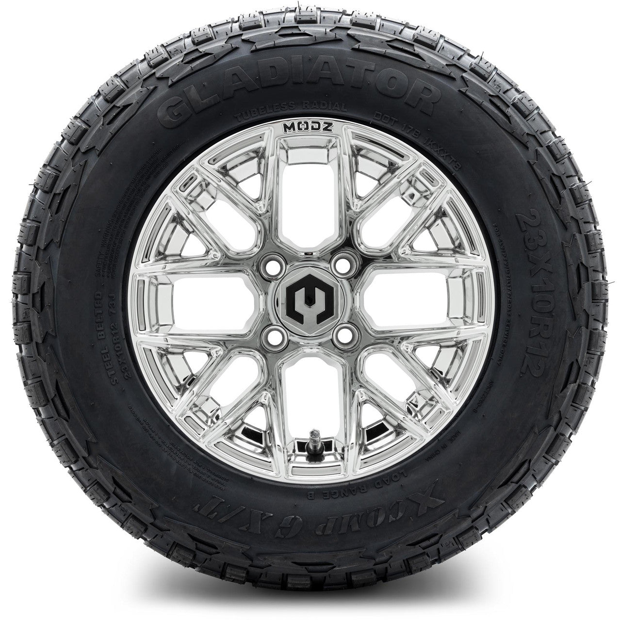 MODZ® 12" Matrix Chrome Wheels & Off-Road Tires Combo