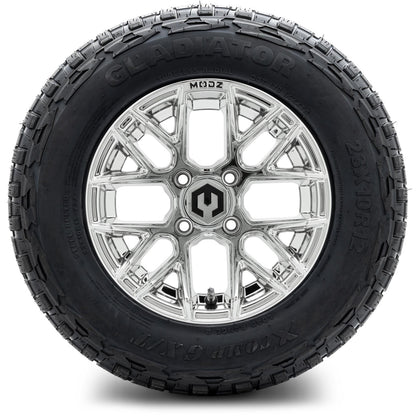 MODZ® 12" Matrix Chrome Wheels & Off-Road Tires Combo
