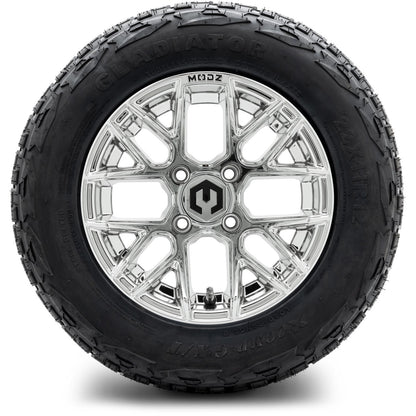 MODZ® 12" Matrix Chrome Wheels & Off-Road Tires Combo