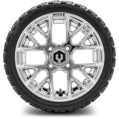 MODZ® 12" Matrix Chrome Wheels & Off-Road Tires Combo