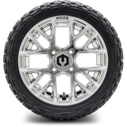 MODZ® 12" Matrix Chrome Wheels & Off-Road Tires Combo