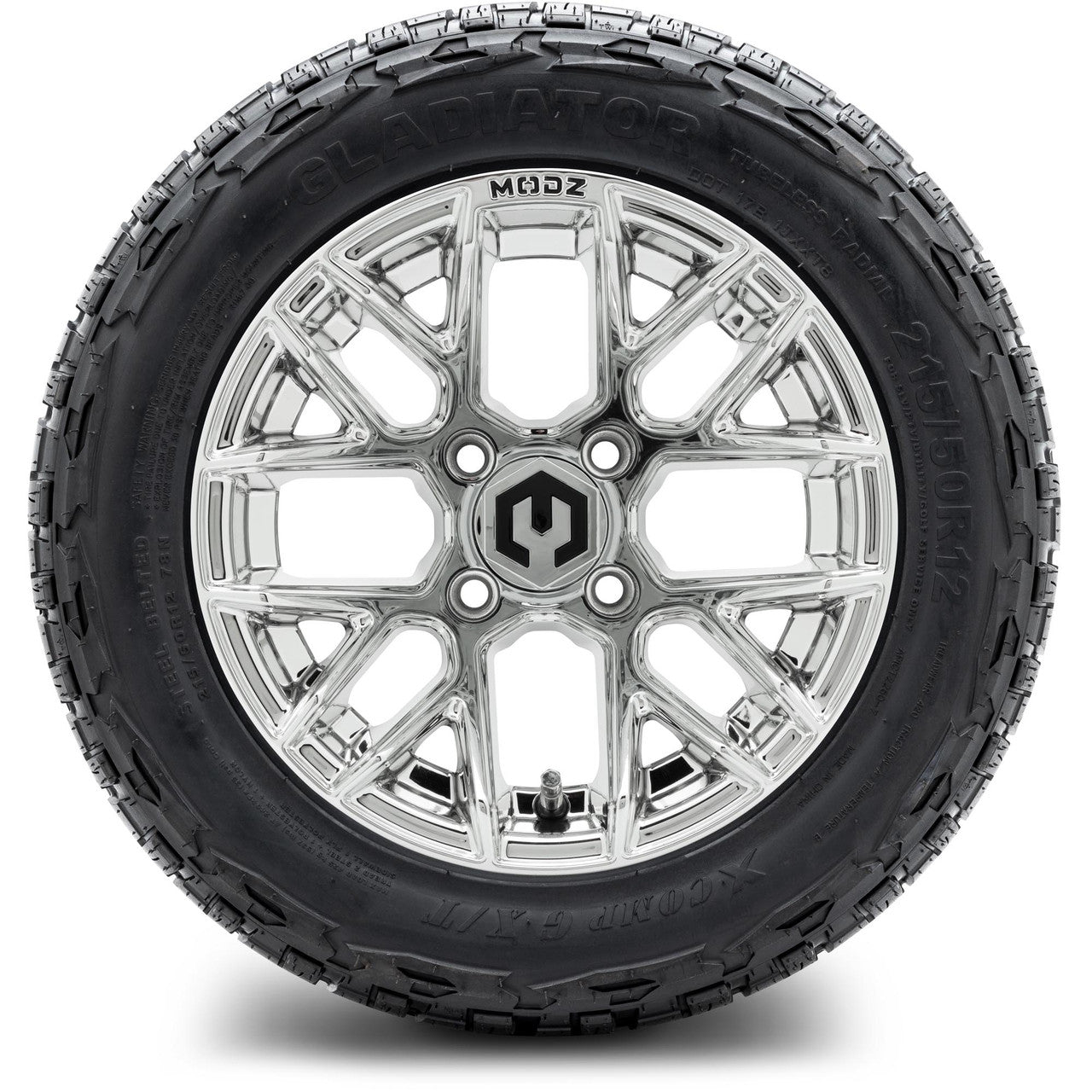 MODZ® 12" Matrix Chrome Wheels & Off-Road Tires Combo