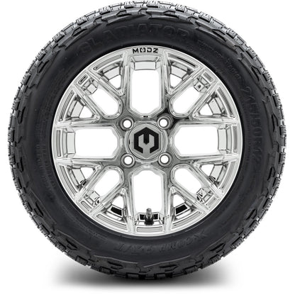 MODZ® 12" Matrix Chrome Wheels & Off-Road Tires Combo