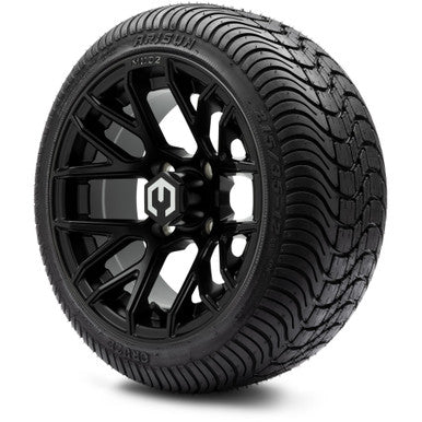 MODZ® 12" Matrix Matte Black Wheels & Street Tires Combo