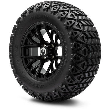 MODZ® 12" Matrix Matte Black Wheels & Off-Road Tires Combo