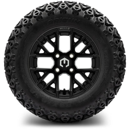 MODZ® 12" Matrix Matte Black Wheels & Off-Road Tires Combo