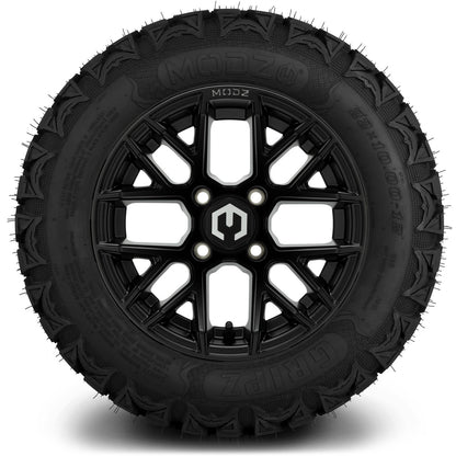 MODZ® 12" Matrix Matte Black Wheels & Off-Road Tires Combo