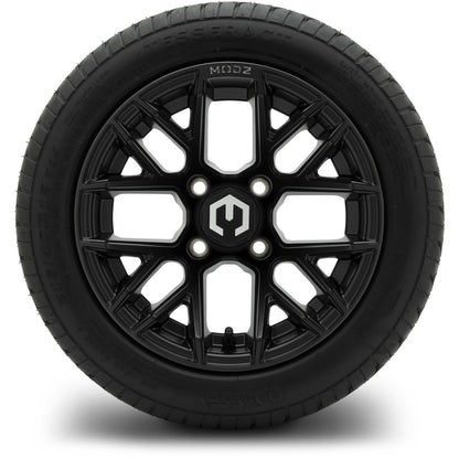 MODZ® 12" Matrix Matte Black Wheels & Street Tires Combo