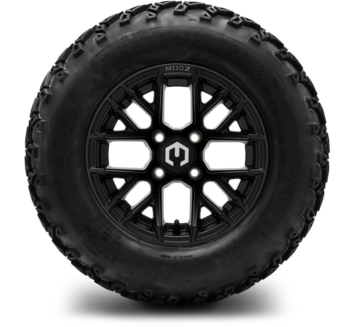 MODZ® 12" Matrix Matte Black Wheels & Off-Road Tires Combo
