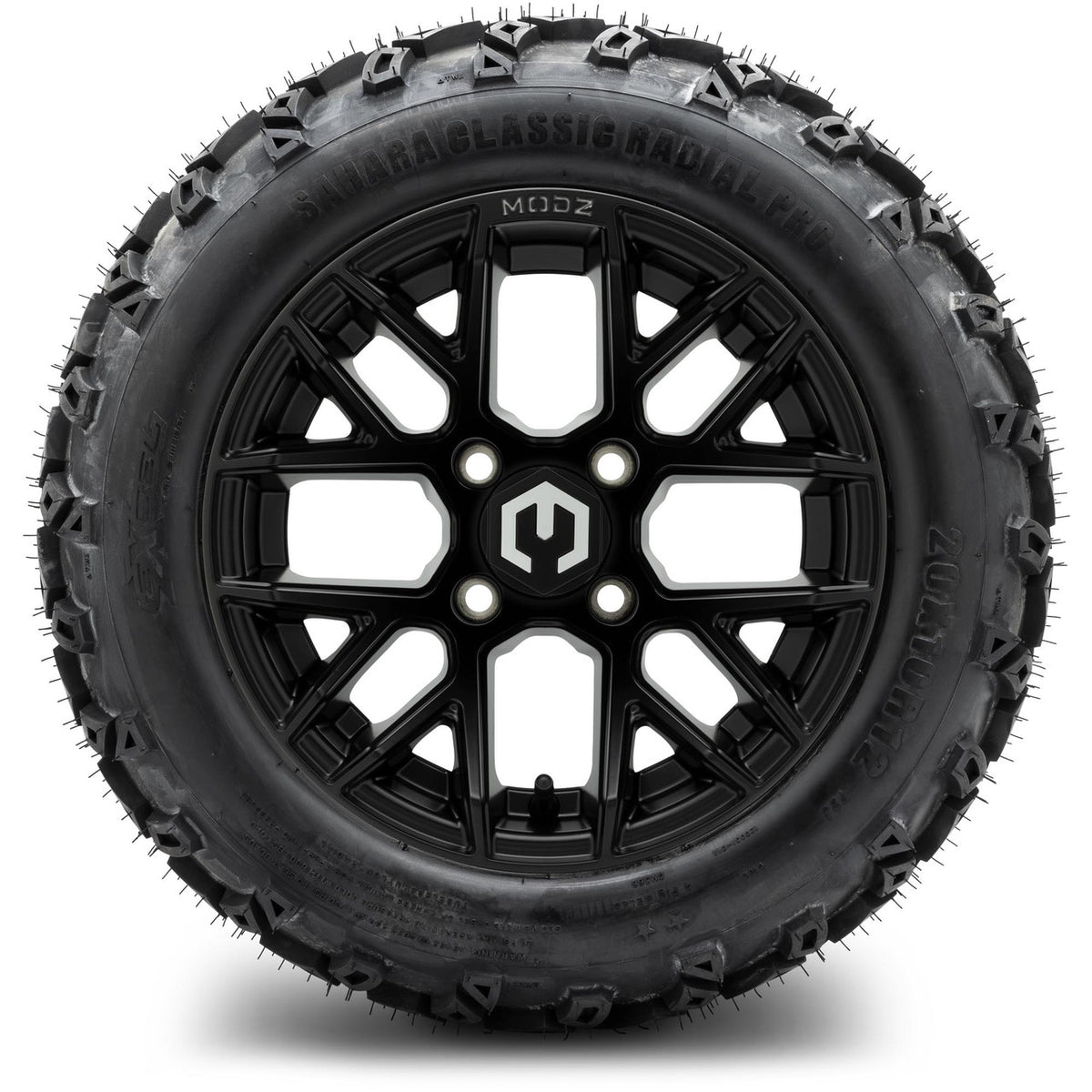 MODZ® 12" Matrix Matte Black Wheels & Off-Road Tires Combo