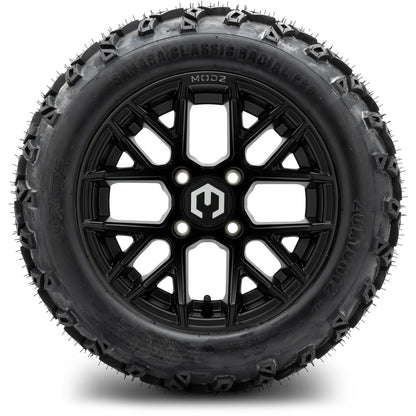 MODZ® 12" Matrix Matte Black Wheels & Off-Road Tires Combo