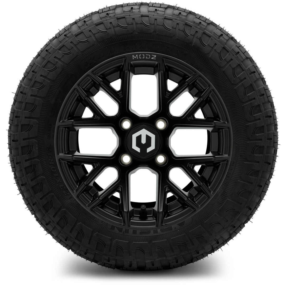 MODZ® 12" Matrix Matte Black Wheels & Off-Road Tires Combo