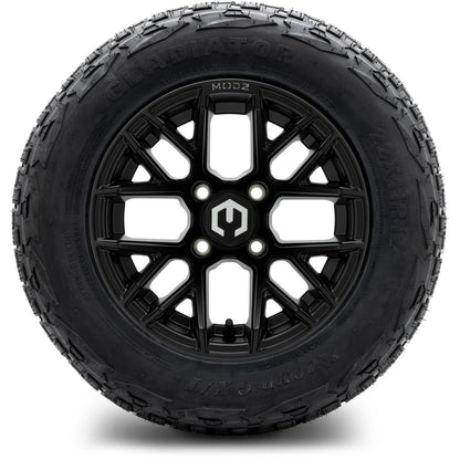 MODZ® 12" Matrix Matte Black Wheels & Off-Road Tires Combo