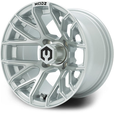 MODZ® Matrix Silver 12" Golf Cart Wheel