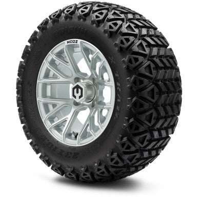 MODZ® 12" Matrix Silver Wheels & Off-Road Tires Combo