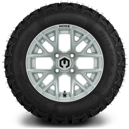 MODZ® 12" Matrix Silver Wheels & Off-Road Tires Combo