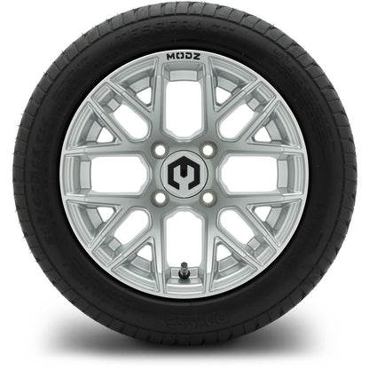 MODZ® 12" Matrix Silver Wheels & Street Tires Combo
