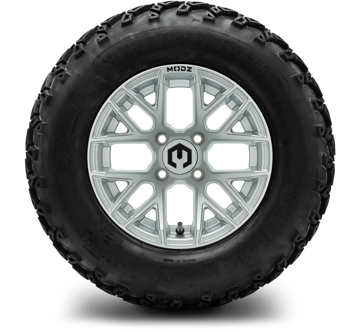 MODZ® 12" Matrix Silver Wheels & Off-Road Tires Combo