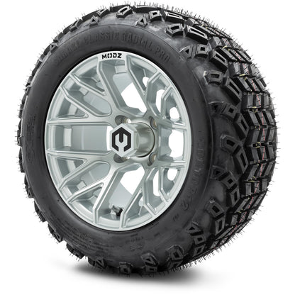 MODZ® 12" Matrix Silver Wheels & Off-Road Tires Combo