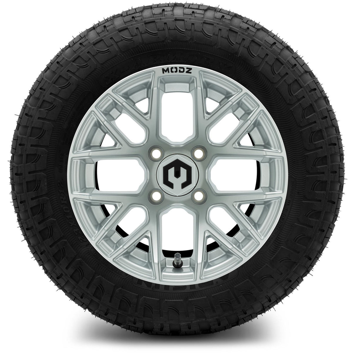 MODZ® 12" Matrix Silver Wheels & Off-Road Tires Combo