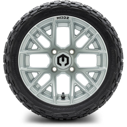 MODZ® 12" Matrix Silver Wheels & Off-Road Tires Combo