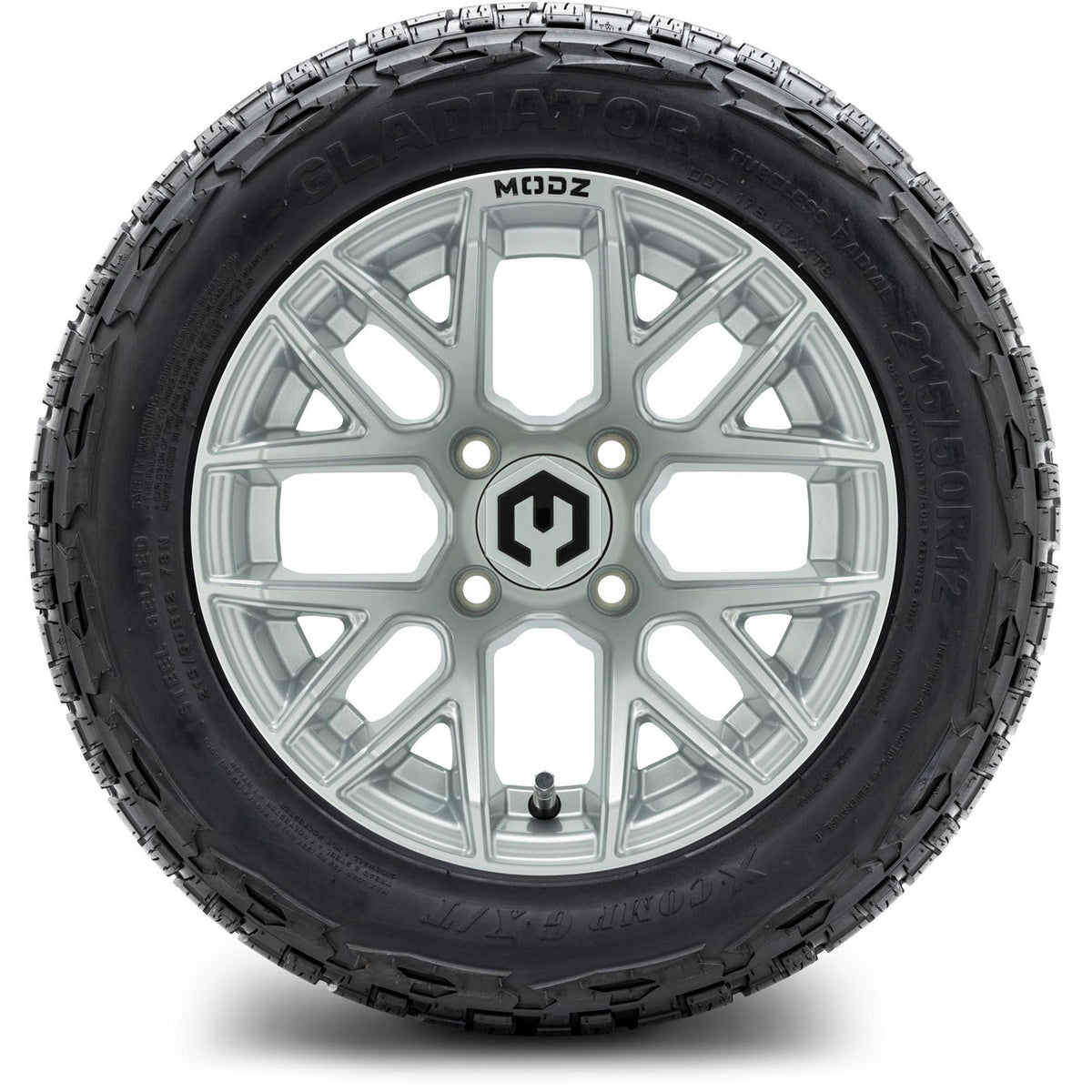 MODZ® 12" Matrix Silver Wheels & Off-Road Tires Combo