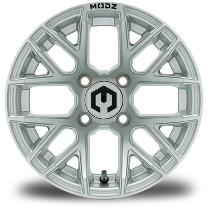 MODZ® Matrix Silver 12" Golf Cart Wheel