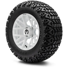 MODZ® 12" Matrix Glossy White Wheels & Off-Road Tires Combo