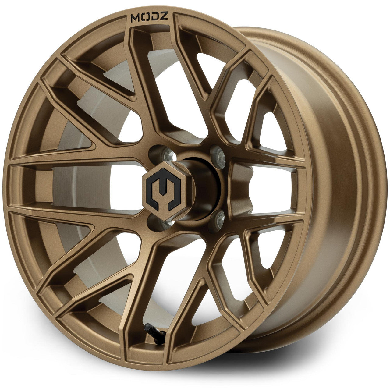 MODZ® Matrix Bronze 14" Golf Cart Wheel