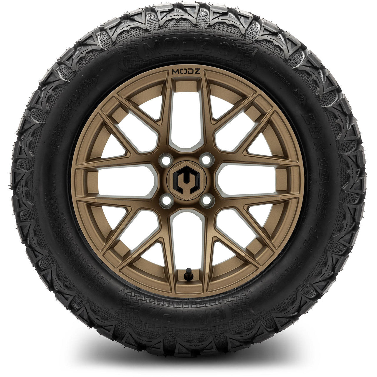 MODZ® 14" Matrix Matte Bronze Wheels & Off-Road Tires Combo