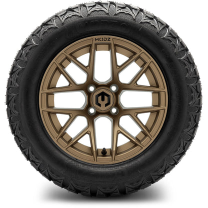 MODZ® 14" Matrix Matte Bronze Wheels & Off-Road Tires Combo