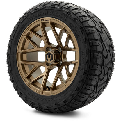 MODZ® 14" Matrix Matte Bronze Wheels & Off-Road Tires Combo
