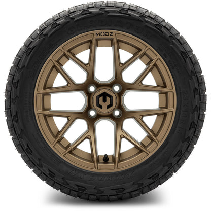 MODZ® 14" Matrix Matte Bronze Wheels & Off-Road Tires Combo