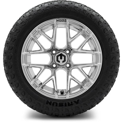 MODZ® 14" Matrix Chrome Wheels & Off-Road Tires Combo