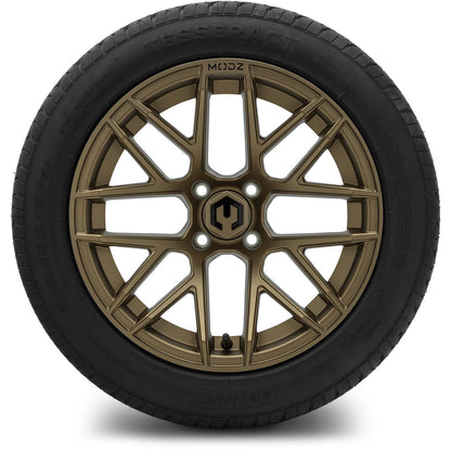 MODZ® 15" Matrix Matte Bronze Wheels & Street Tires Combo